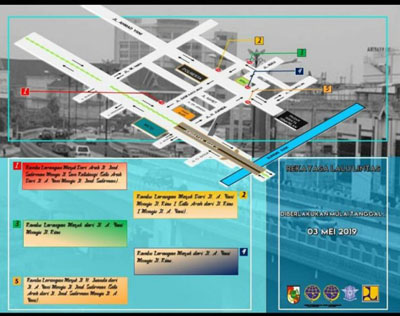  Rekayasa Lalu Lintas Diterapkan, Ini Titik Macet Paling Parah